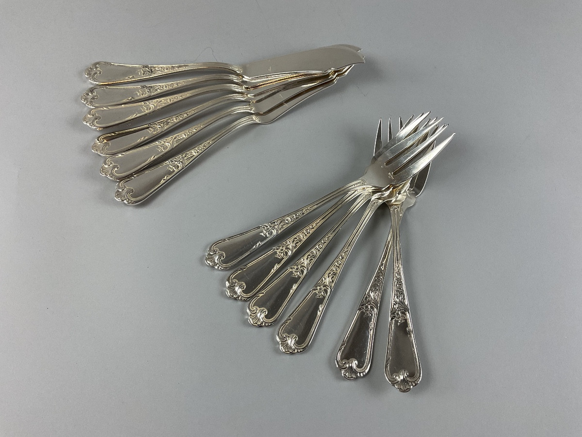 Dubarry Ercuis Fish Cutlery Set