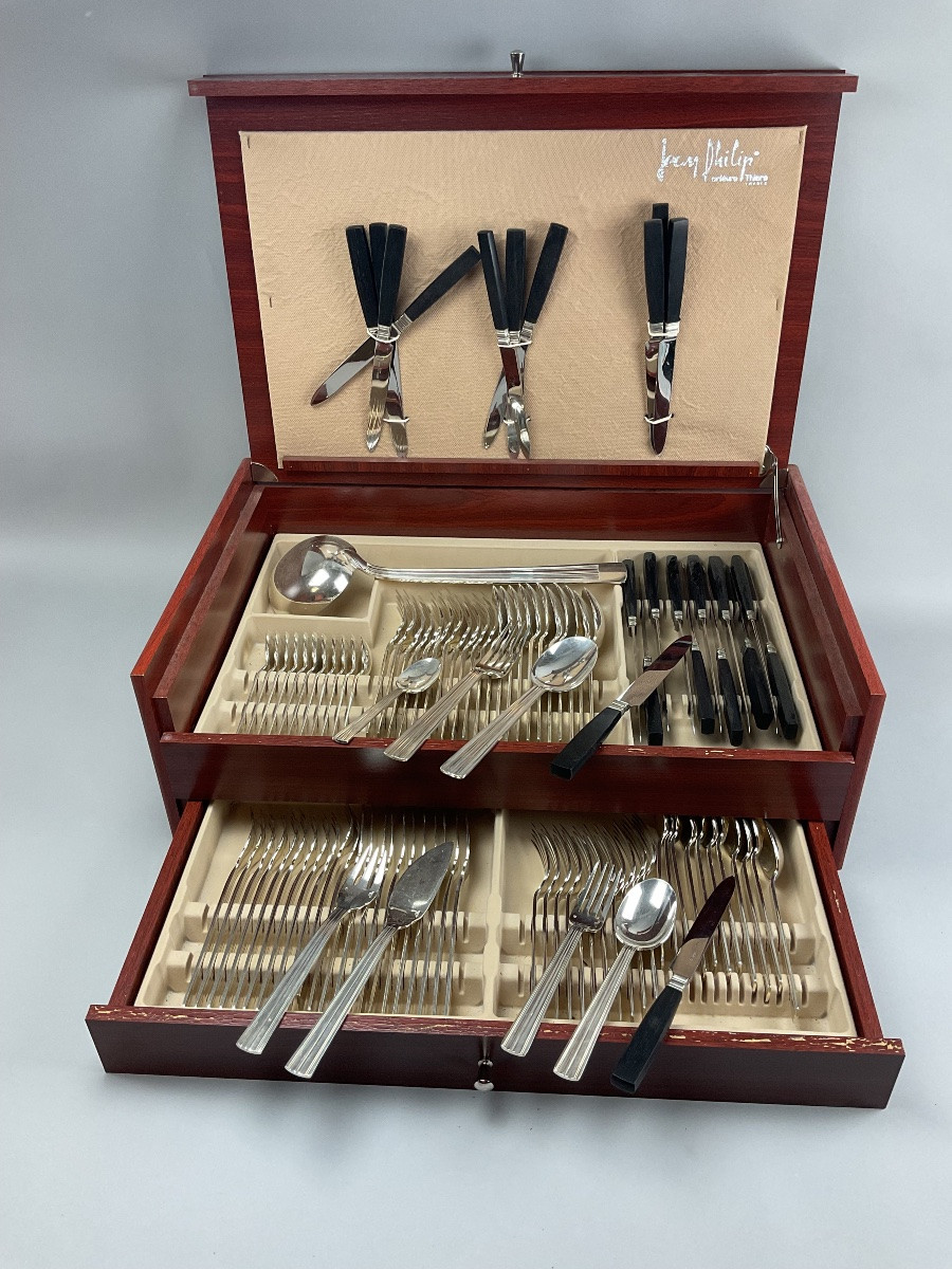 Christofle ménagère modèle Mira 107 pieces-photo-3