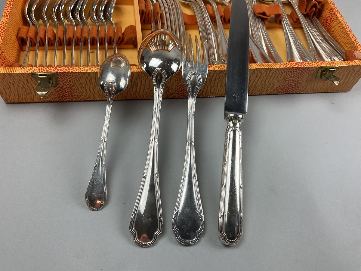 Ménagère ERCUIS modèle Trianon 48 pièces -photo-2