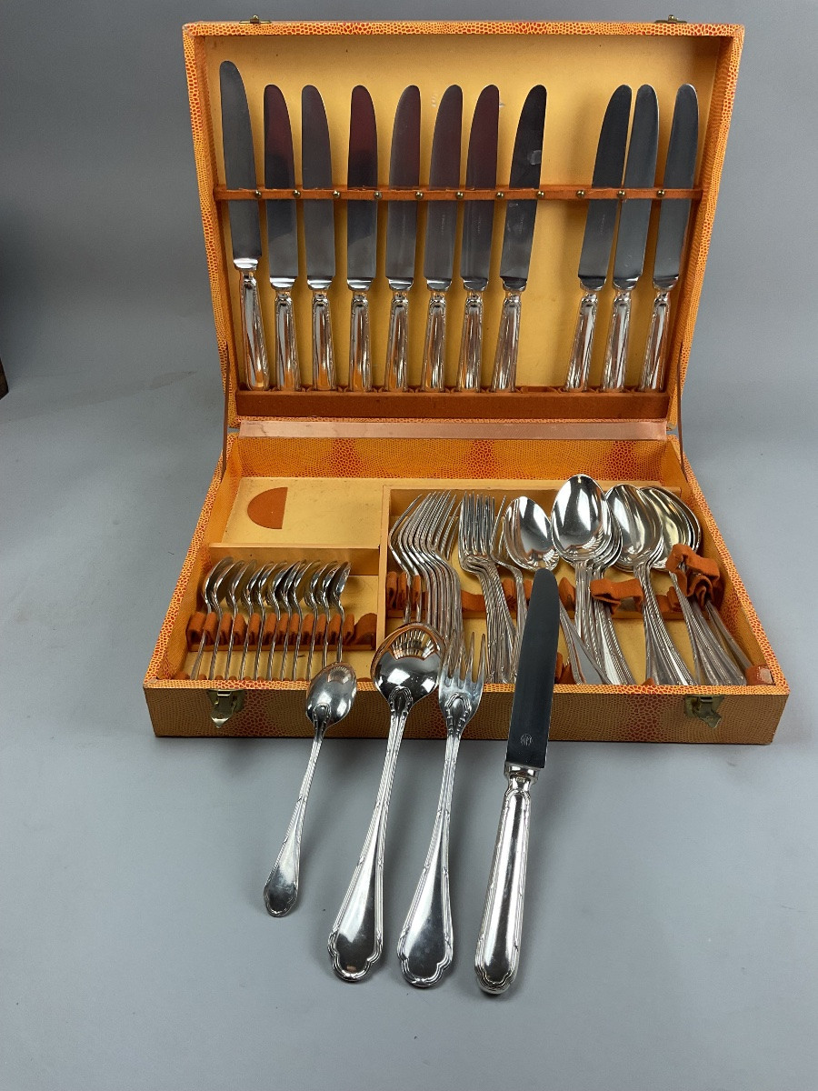 Ménagère ERCUIS modèle Trianon 48 pièces -photo-3