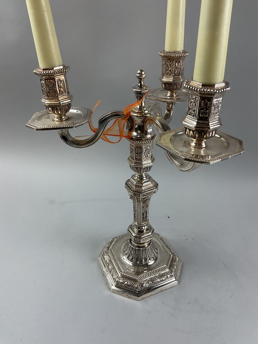 Candélabre Christofle modèle Duperier -photo-2