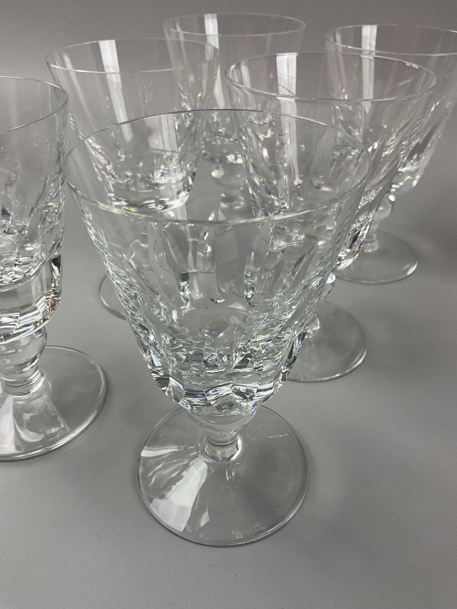 SAINT LOUIS modèle Jersey Serie de six verres à eau -photo-3