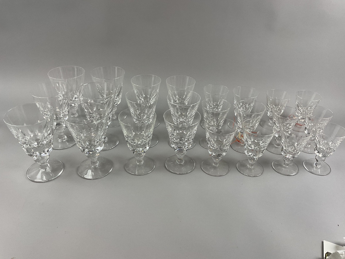 Saint Louis série de 24  verres  Modèle Jersey -photo-4
