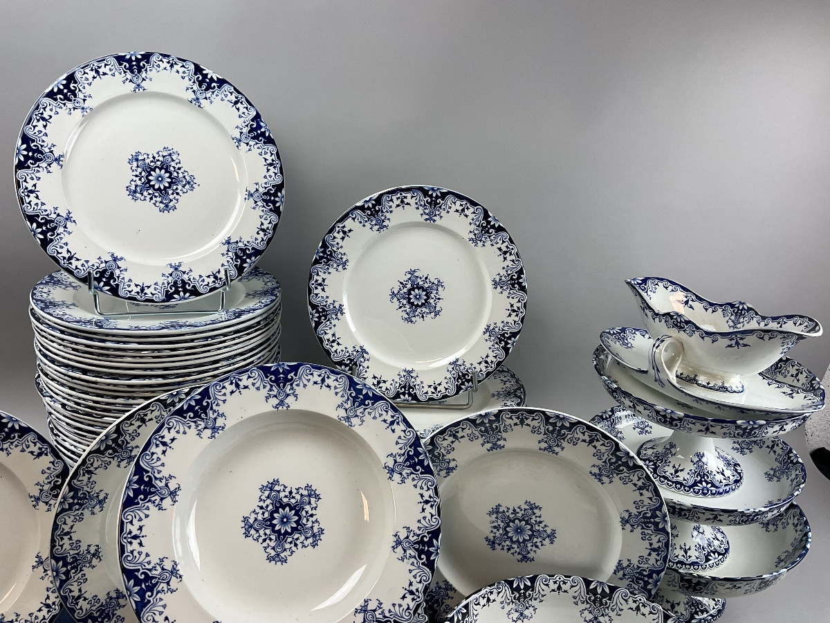 Jules Veillard Rouen Bordeaux Dinner Service-photo-3
