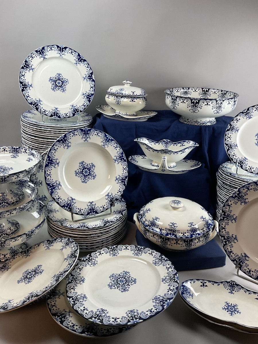 Jules Veillard Rouen Bordeaux Dinner Service