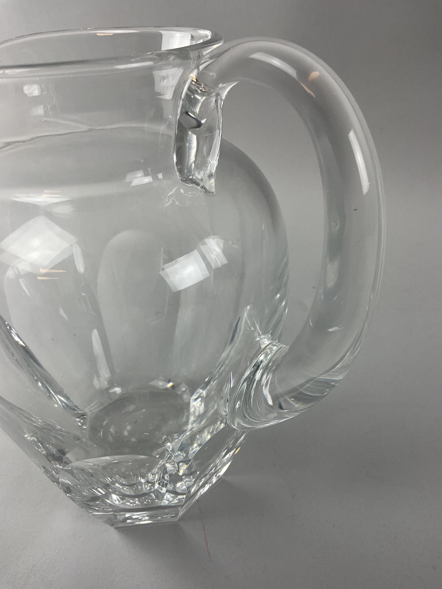 Pichet ou broc à eau en cristal  taille -photo-3