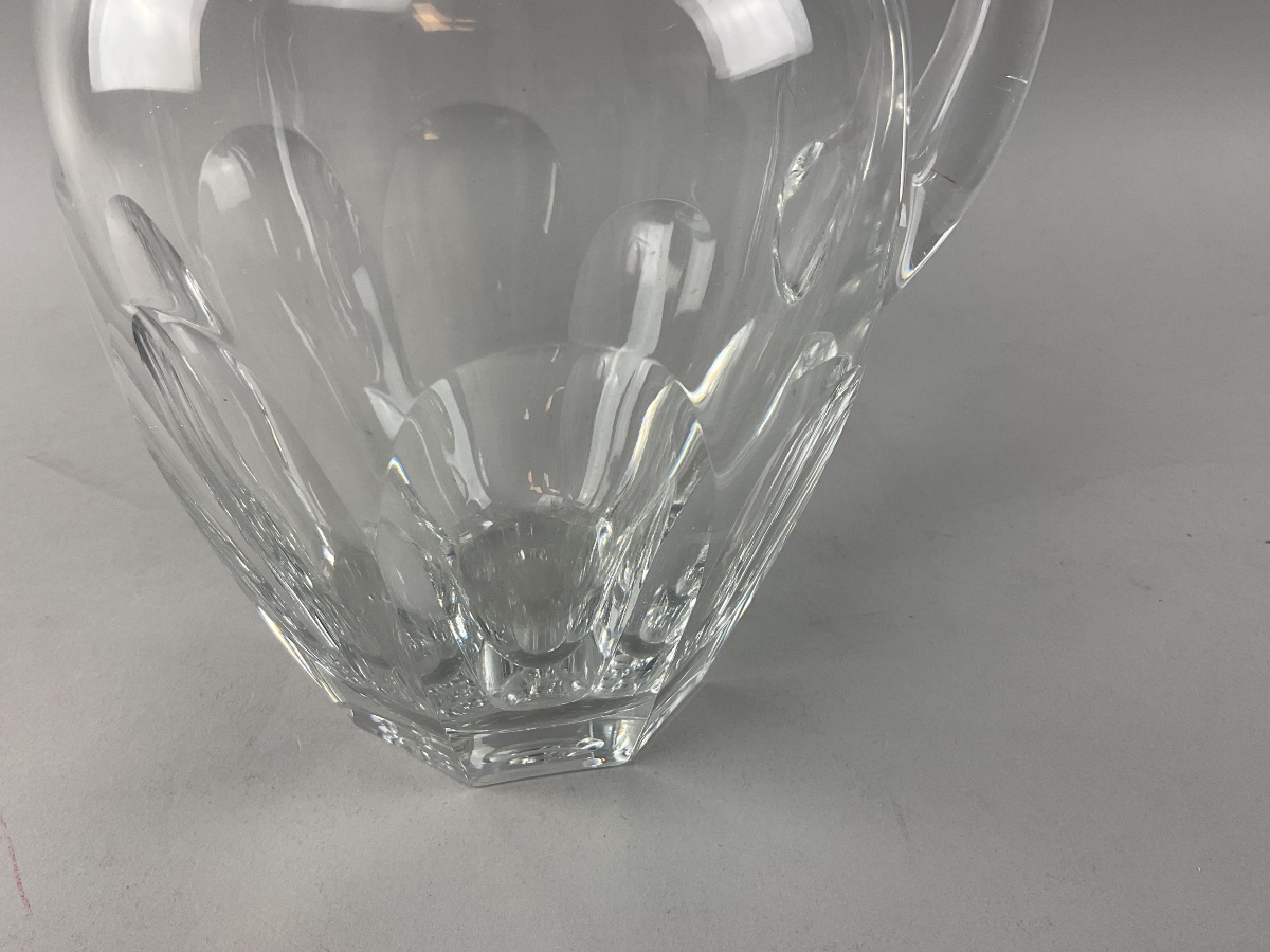 Pichet ou broc à eau en cristal  taille -photo-4