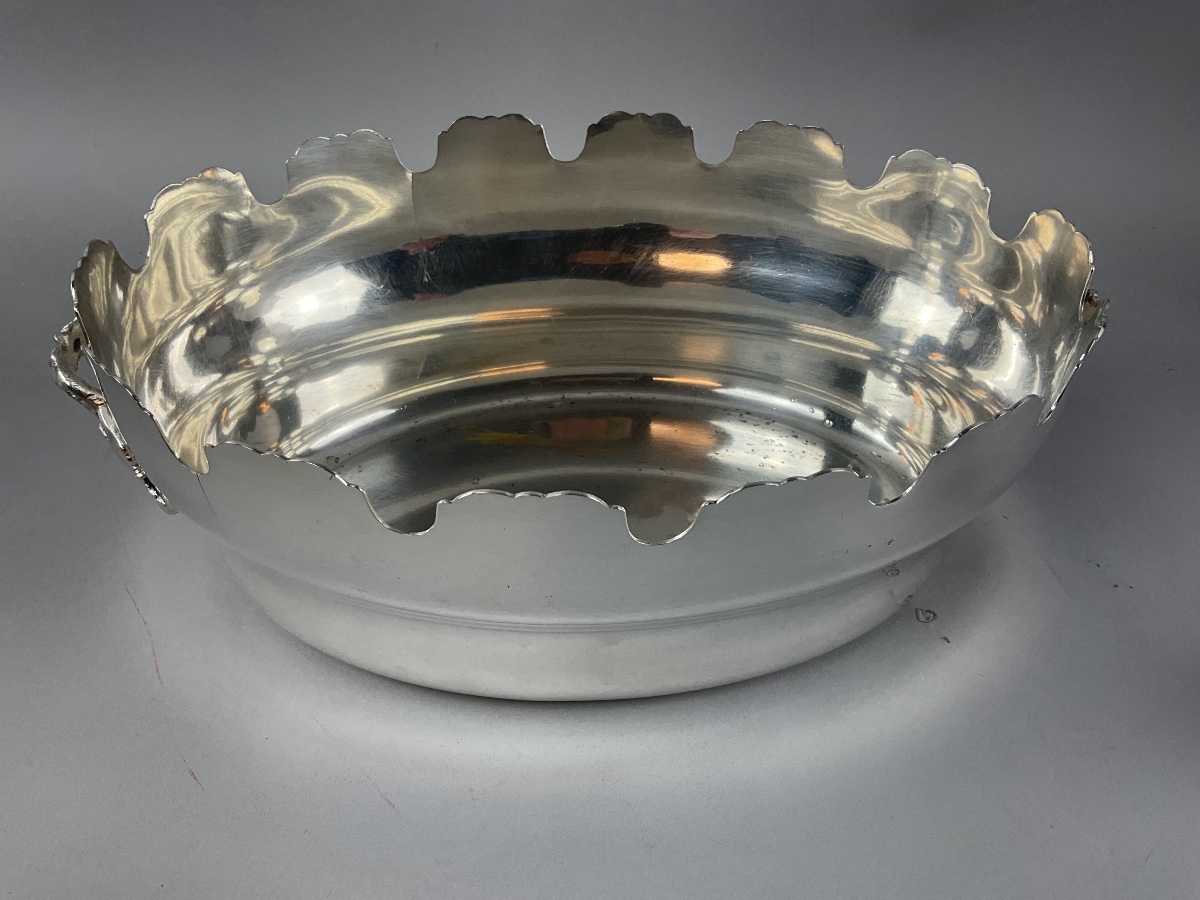 Refreshment Stand Or Canopy In Silver-plated Metal