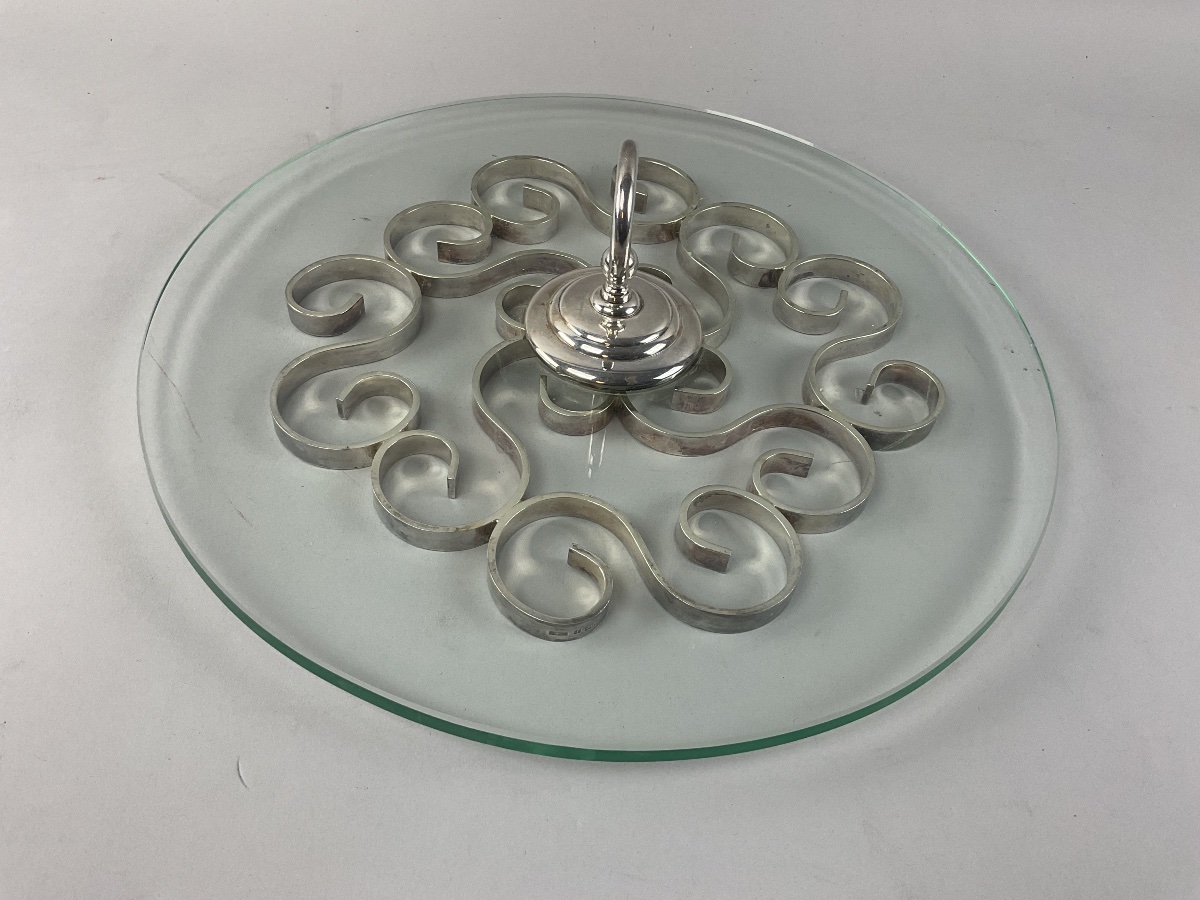 Christofle Arabesque Cheese Tray