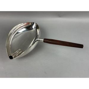 Saulieu Christofle Model Fat/lean Sauceboat In Silver Metal