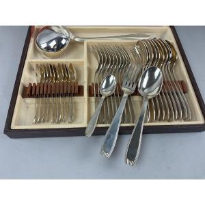 Ménagère en métal argenté modèle Saigon Christofle 
