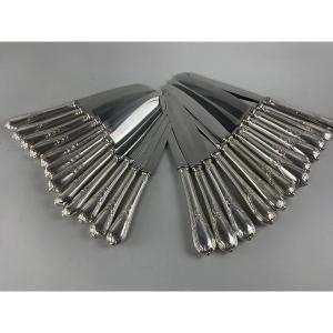 Série de 24 couteaux Christofle