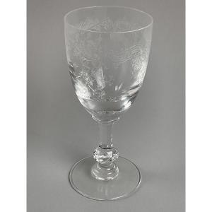 St Louis 6 verres à vin blanc modèle Cleo 