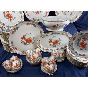Service de table signé Raynaud limoges modèle Vieux Chine collection Damon