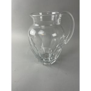 Pichet ou broc à eau en cristal taille