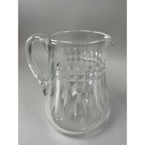 Pichet ou broc à eau Baccarat modèle Picadilly