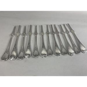 Christofle Marly Model Lobster Spoons