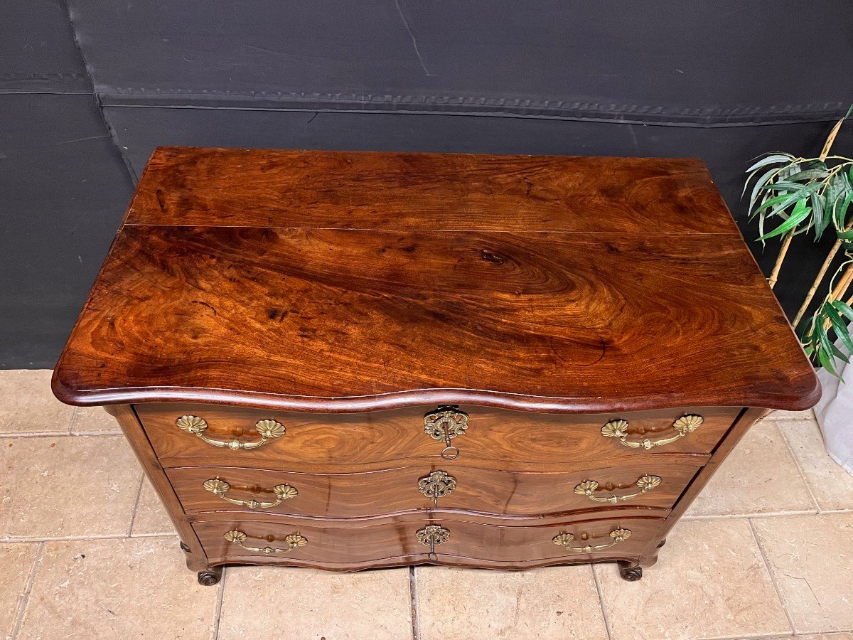 Port Commode In Solid Mahogany 18th Louis XV-photo-4