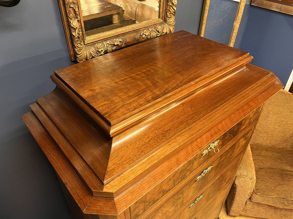 Walnut Chest Of Drawers-photo-1