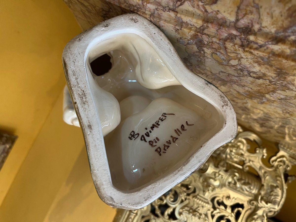 Vannier Hb Quimper Statue Of Ravallec-photo-4