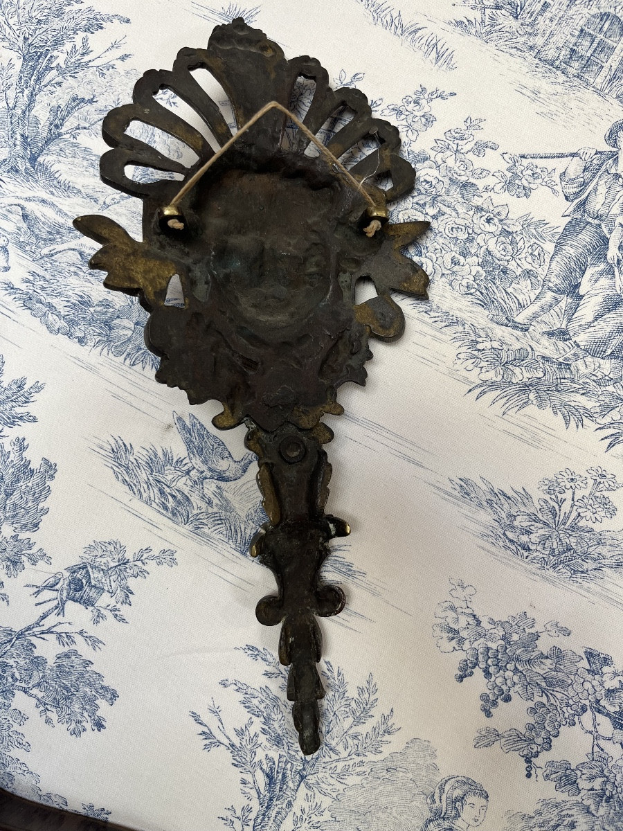 Bronze Mascaron 19th Century Furniture Pediment-photo-1