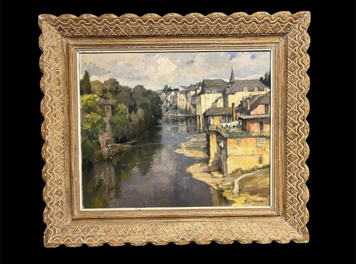 René  Joly de Beynac paysage Argenton sur Creuse cadre Montparnasse 