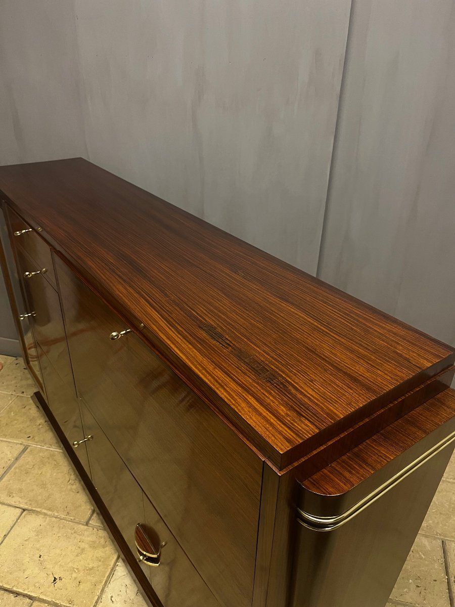 ENFILADE - SECRETAIRE ART DÉCO en palissandre  buffet meuble  bar -photo-6
