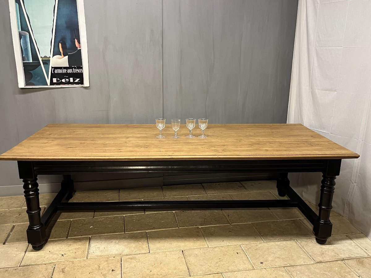 Large, Sturdy Rectangular Oak Workbench  