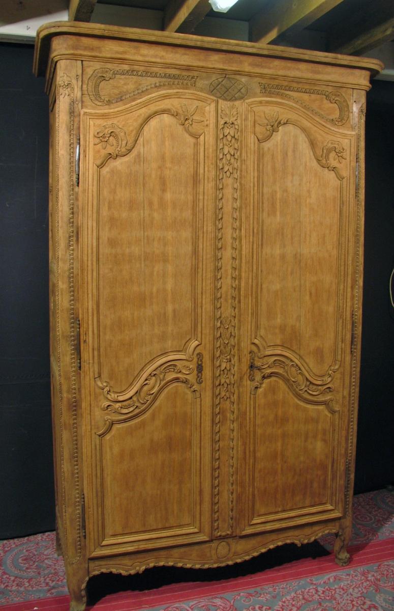 Armoire De Mariage Normande En Chêne Brute 19 ème