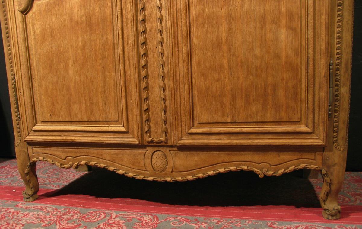 Normande Wedding Wardrobe In Brute Oak 19th-photo-2