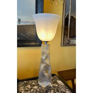 Lampe Cristal Daum Vintage