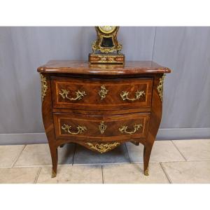 Louis XV Period Chest Of Drawers Stamped Flechy 18th