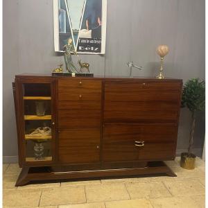 ENFILADE - SECRETAIRE ART DÉCO en palissandre buffet meuble bar