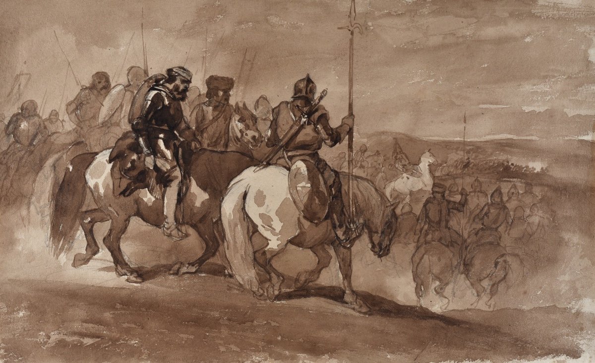 Hippolyte Lalaisse (1810-1884), Medieval Battle