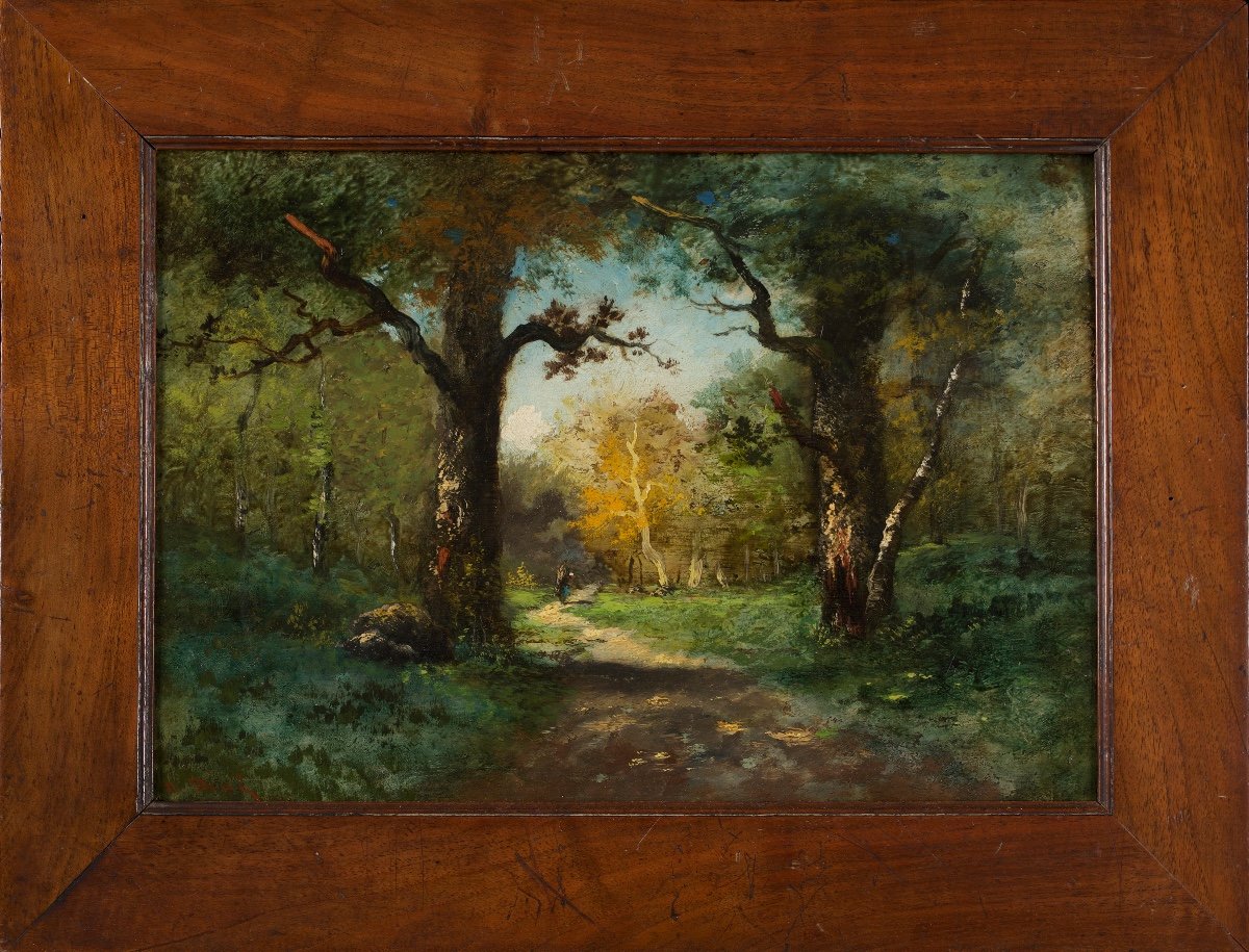 Narcisse Diaz De La Pena (1807-1876),  Sous-bois De Le Forêt De Fontainebleau