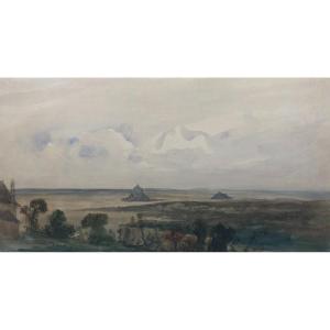 Hippolyte Lalaisse (1810-1884) (attr), Le Mont Saint Michel
