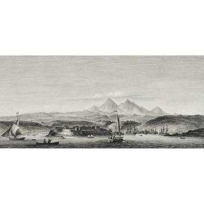 Nicolas Ozanne (1728-1811), Le Fort Royal Dans l'Isle De La Martinique, Engraving