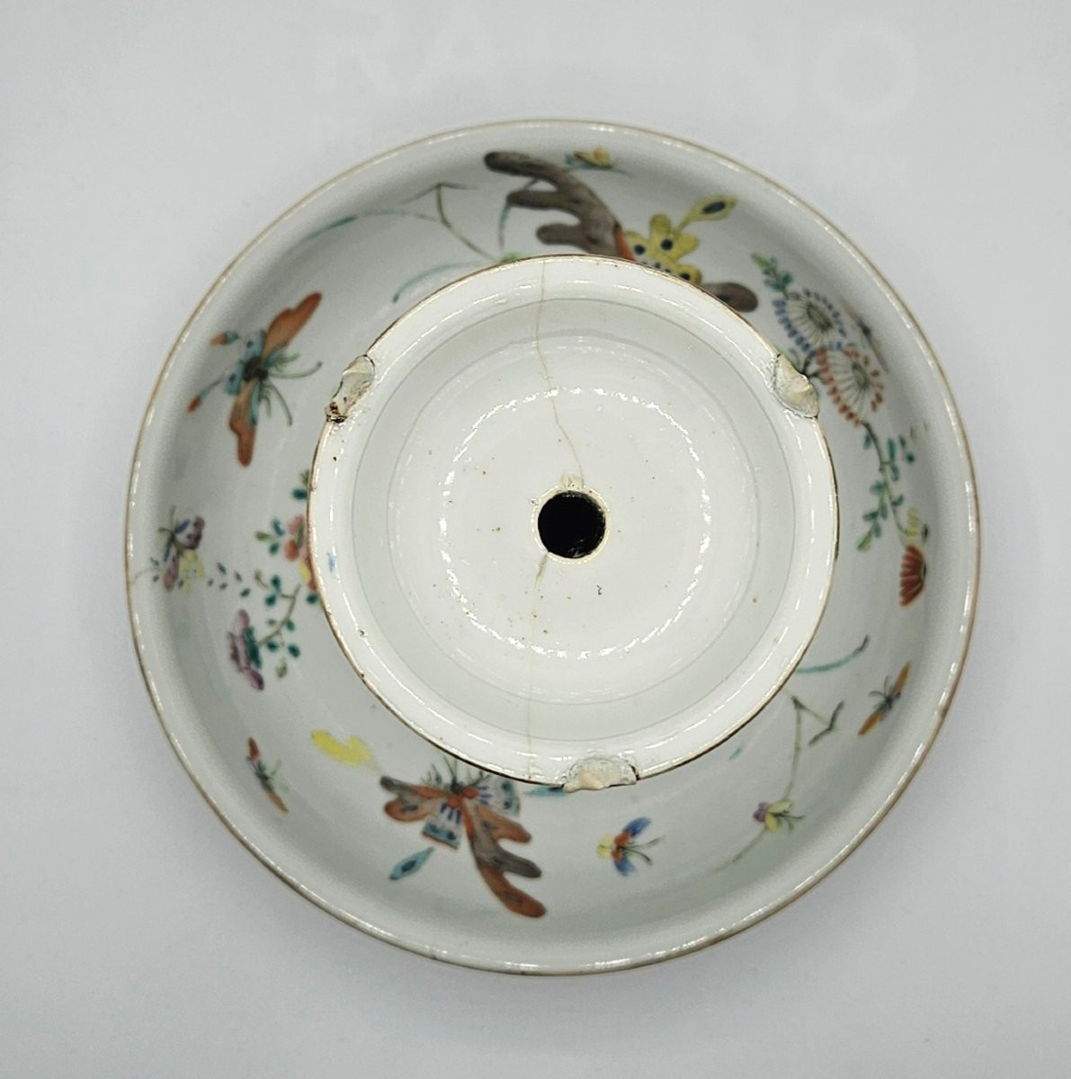 Porcelain Opium Pipe Holder – China, Late 19th Century-photo-4