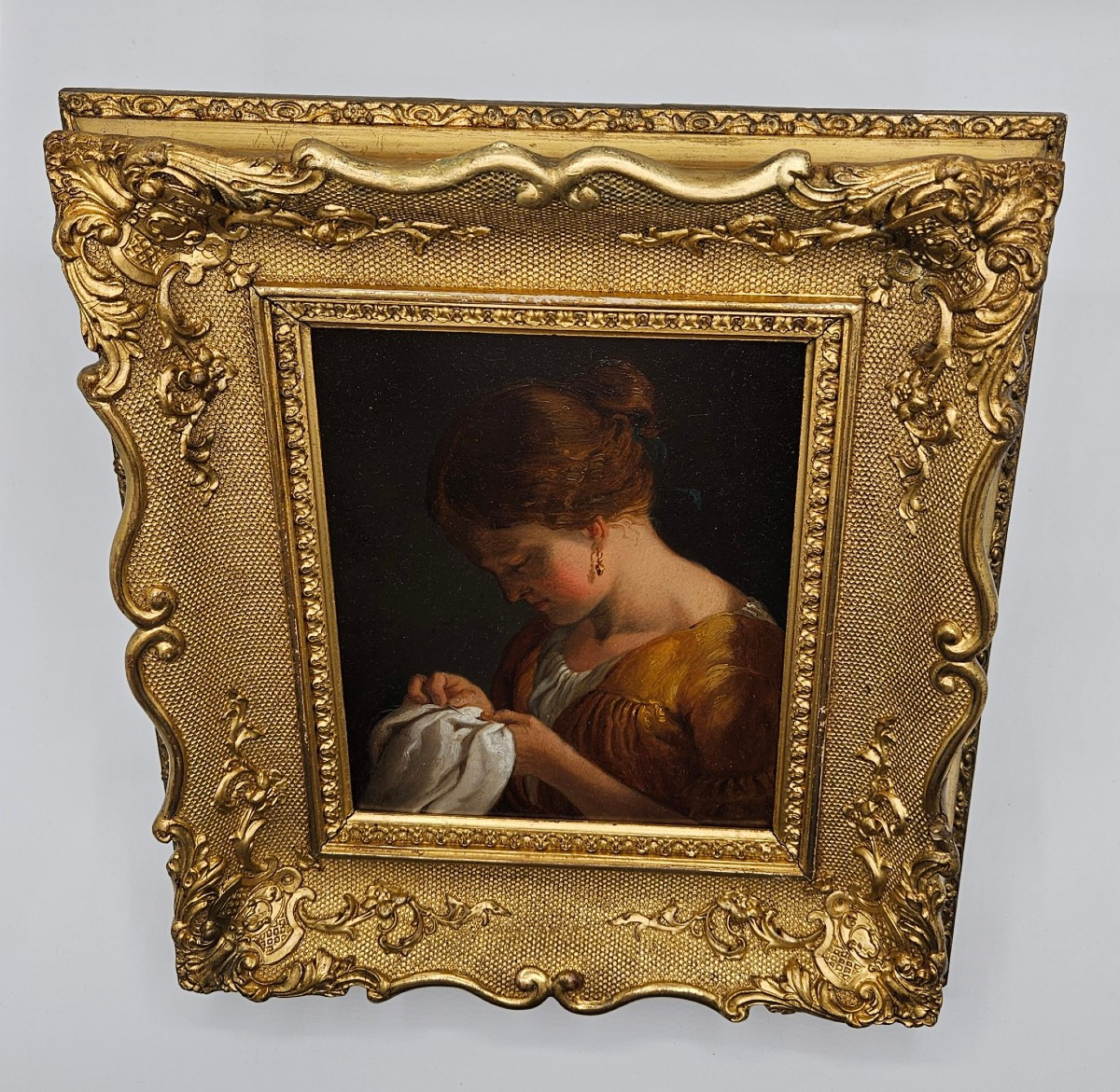 Woman Sewing 