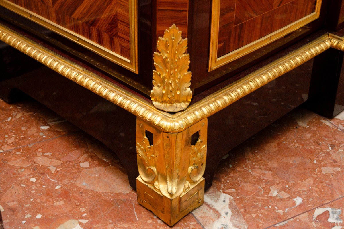 Chest Of Drawers With Writing Desk, Monbro In Paris, Circa 1841-photo-2