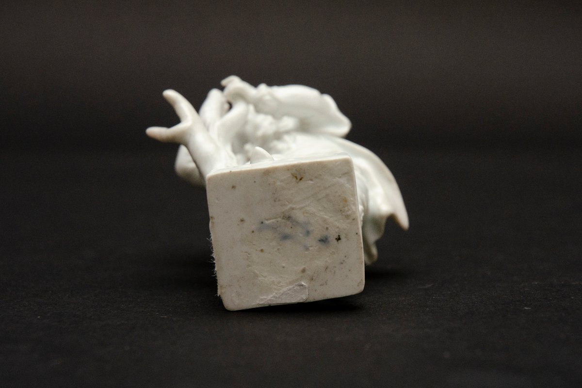 Jardinier en porcelaine blanche de Meissen, 18e siècle, Epoque Marcolini-photo-1