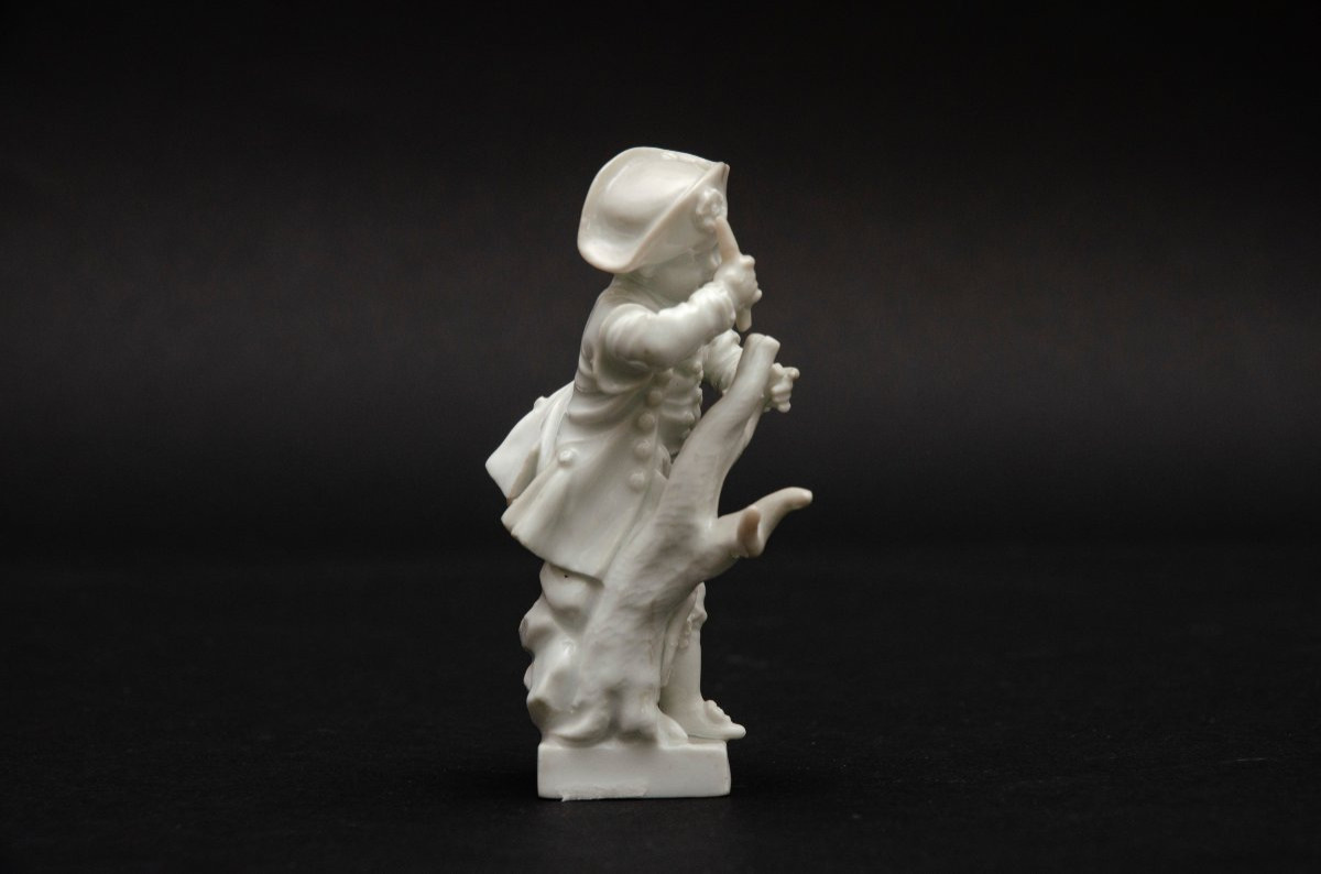 Jardinier en porcelaine blanche de Meissen, 18e siècle, Epoque Marcolini-photo-2