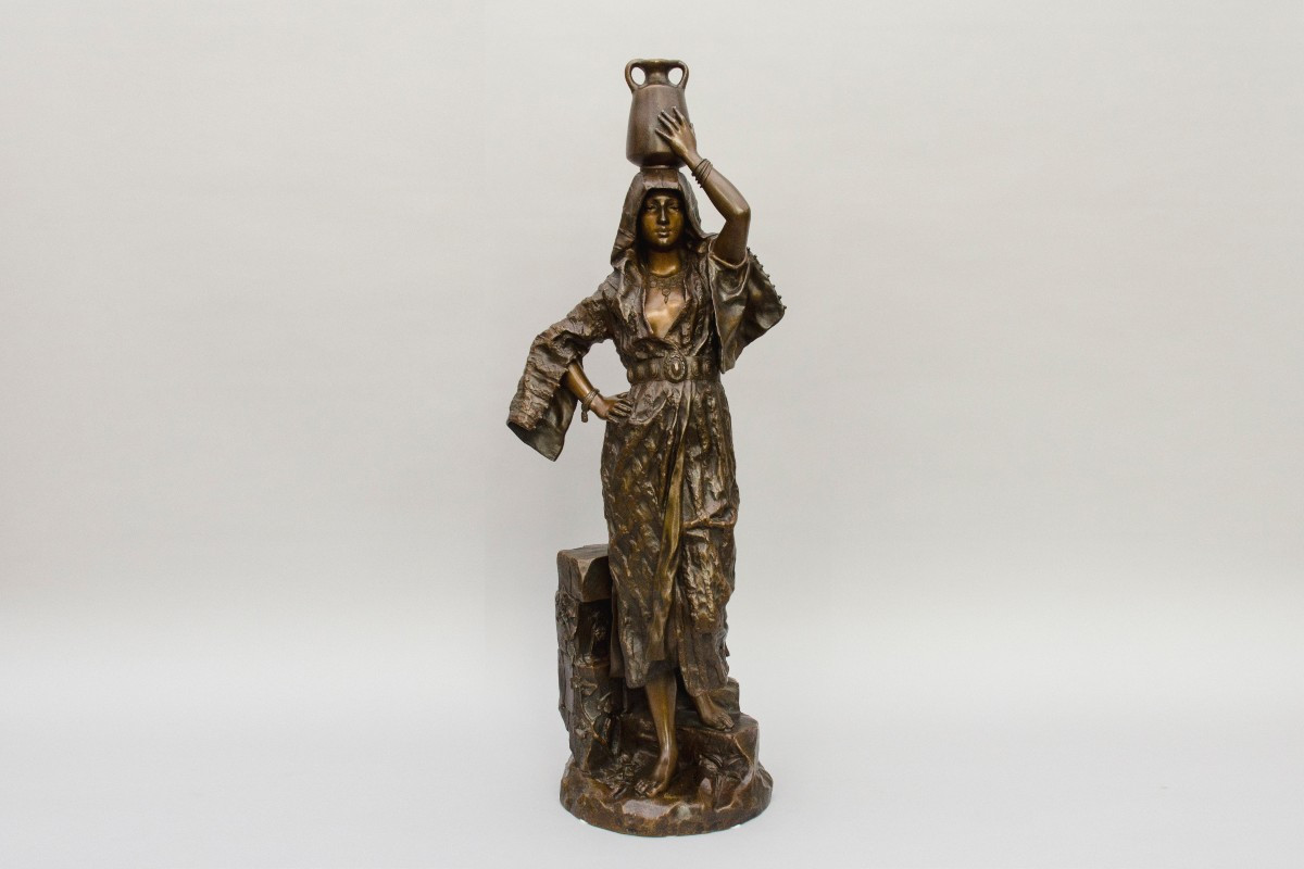 Orientalist Bronze "rebecca", Gaston Leroux, French School