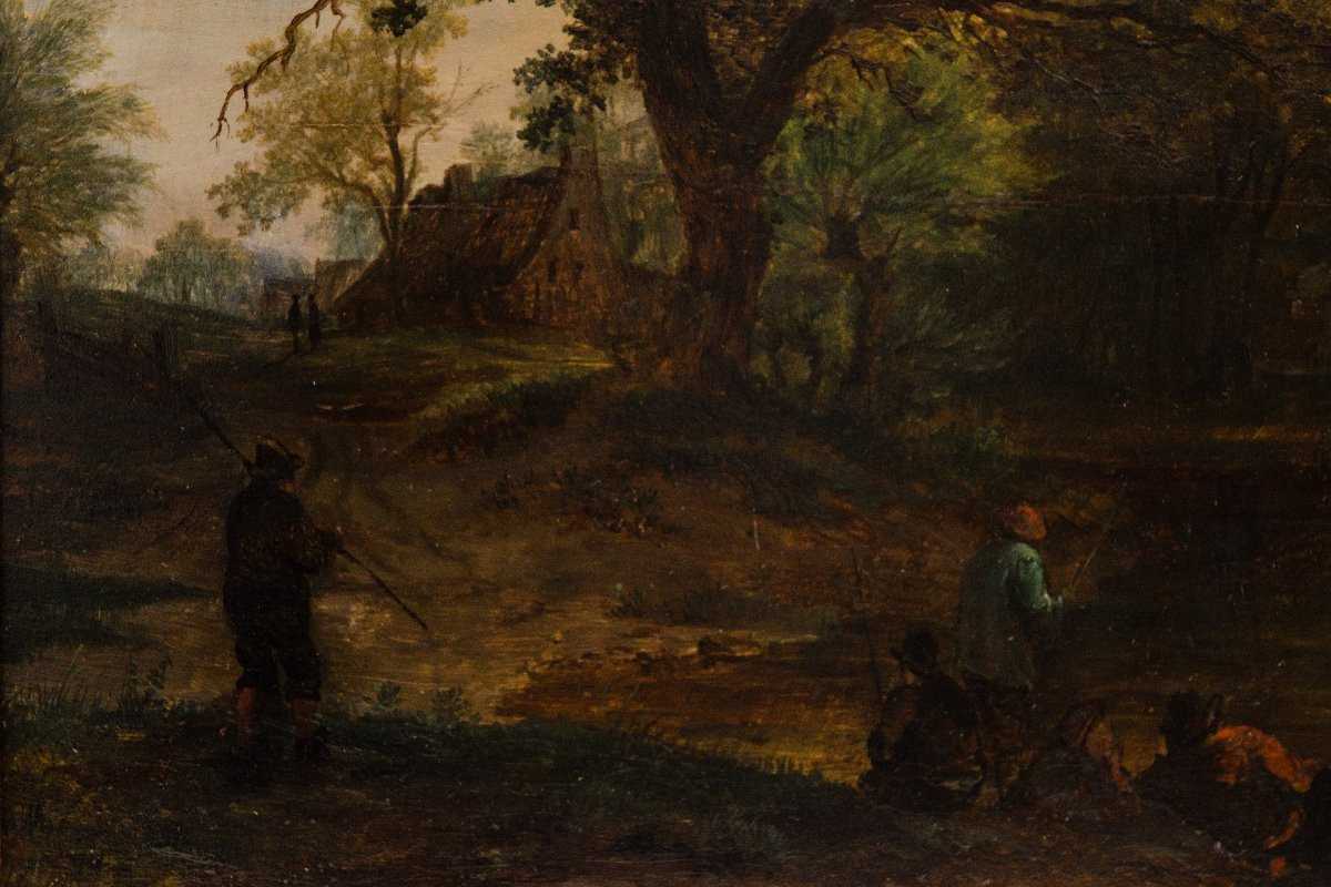 Dutch Seascape, Oil On Panel, Duckort Joseph Dated 1850-photo-3