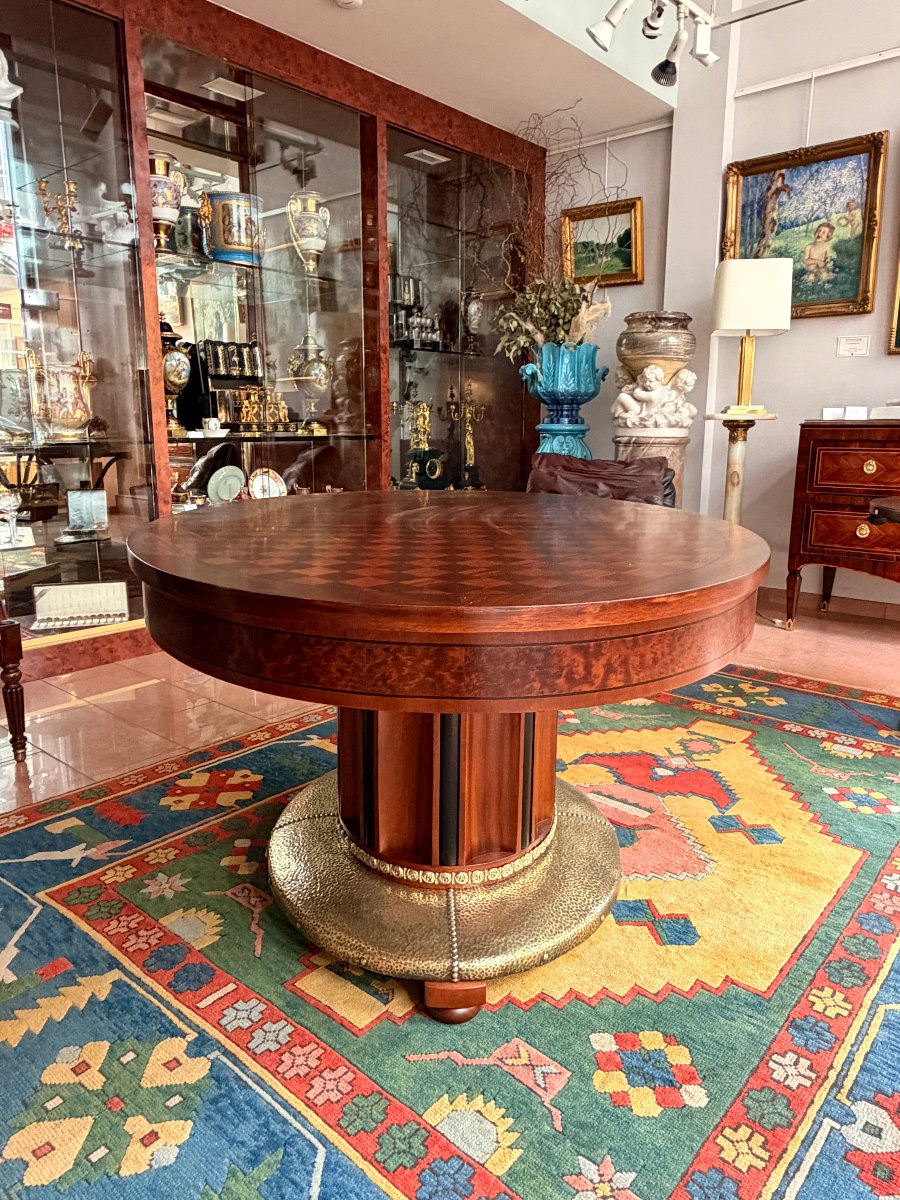 Art Deco Dining Table, De Coene (belgium)-photo-2