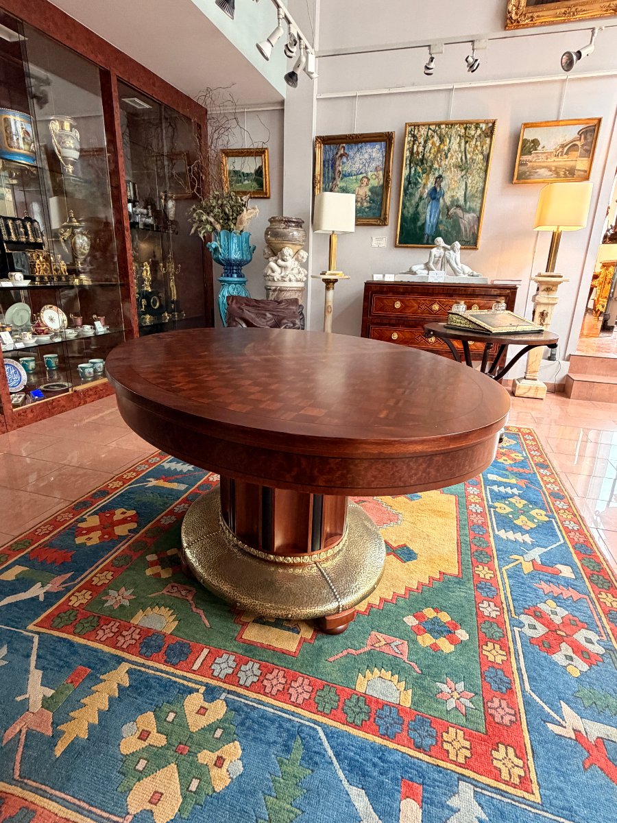 Art Deco Dining Table, De Coene (belgium)-photo-4