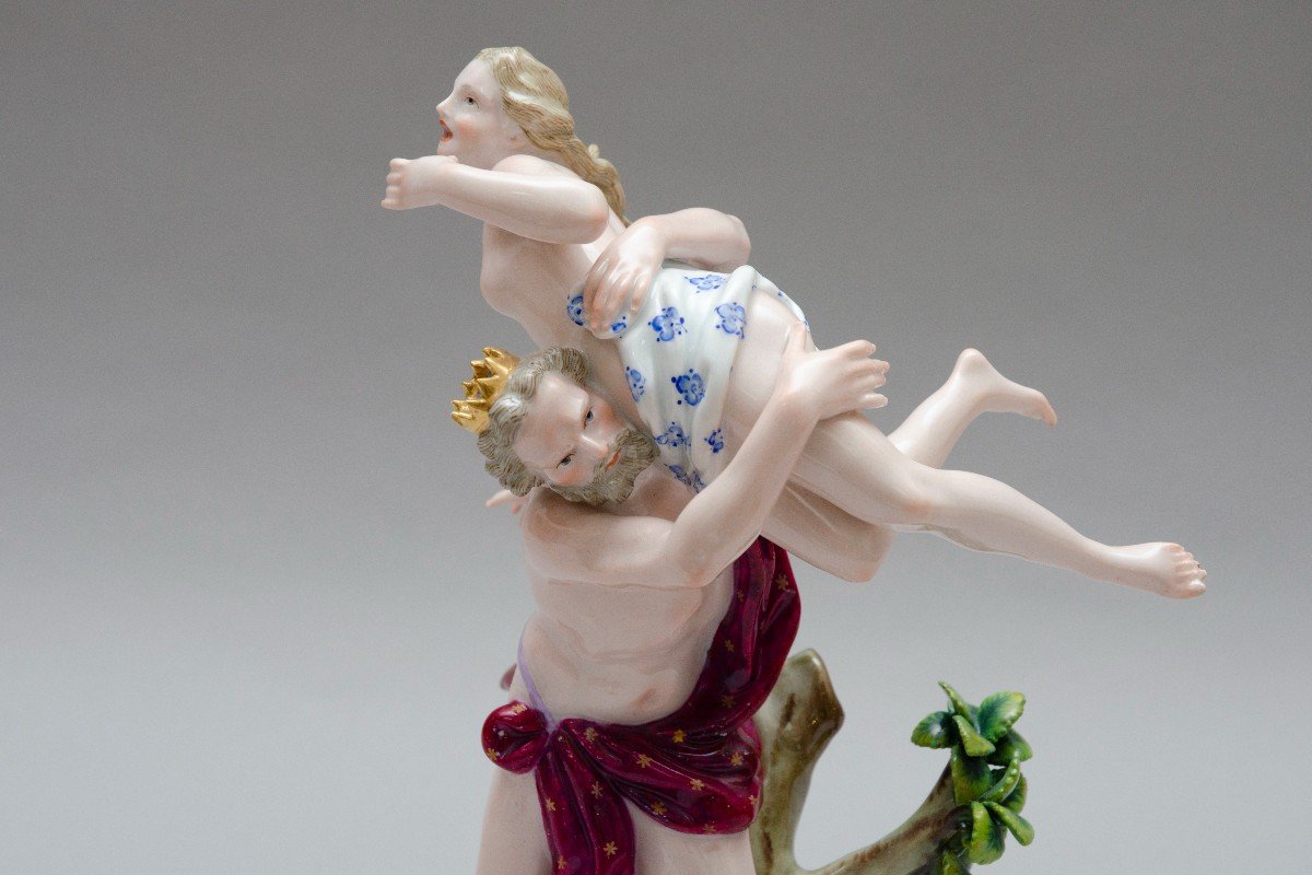 « Rapt De Proserpine », Porcelaine De Meissen, 19e Siècle-photo-2