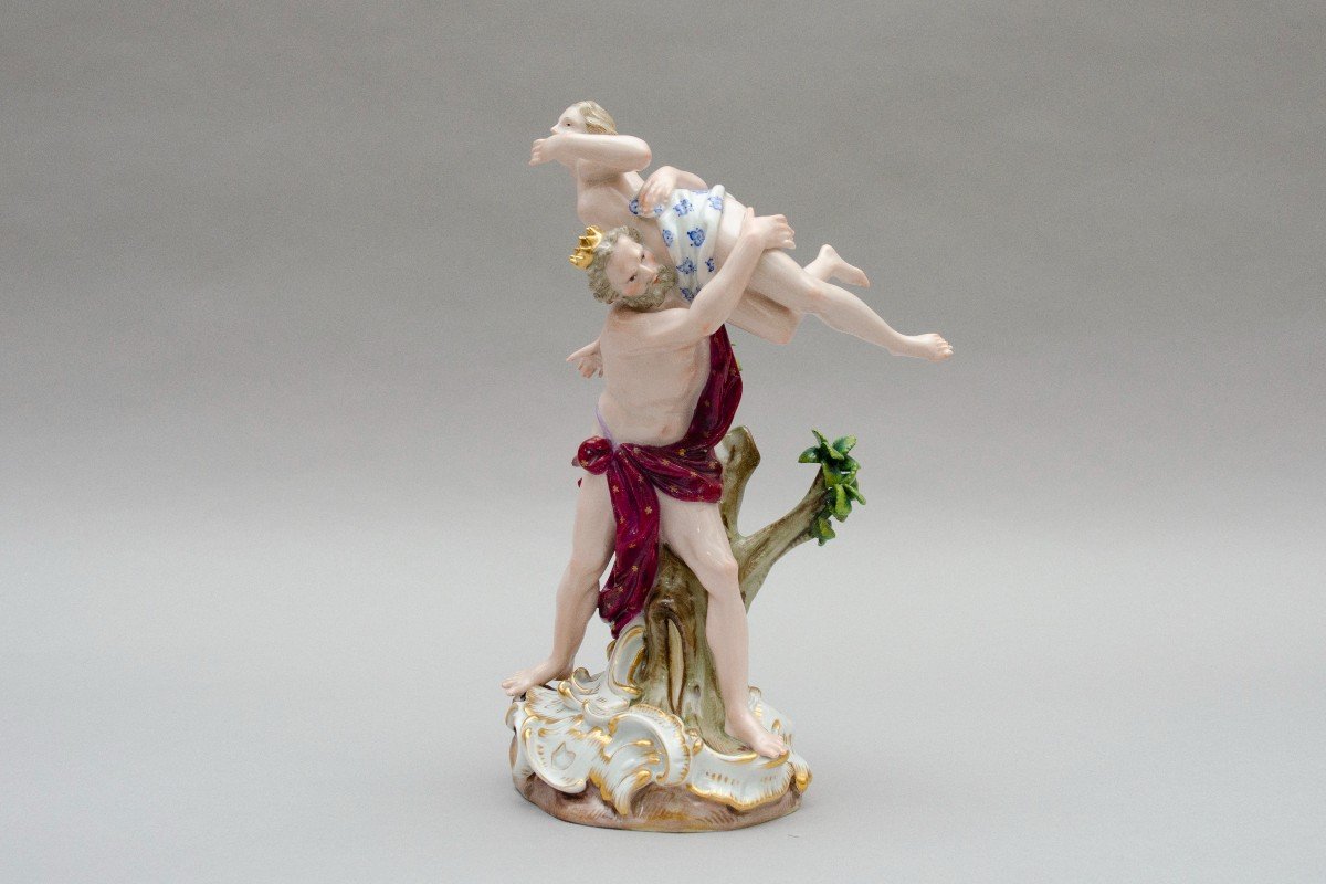 « Rapt De Proserpine », Porcelaine De Meissen, 19e Siècle