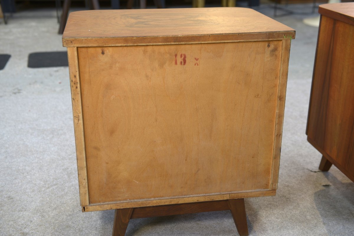 Pair Of Rosewood Bedside Tables, 1960s-photo-4
