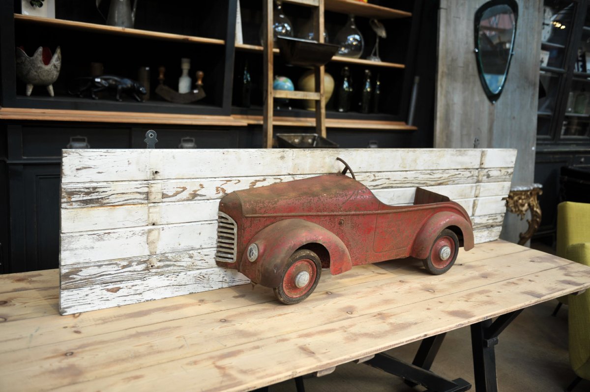 Ancienne Voiture jouet en tôle des années 1930-photo-1